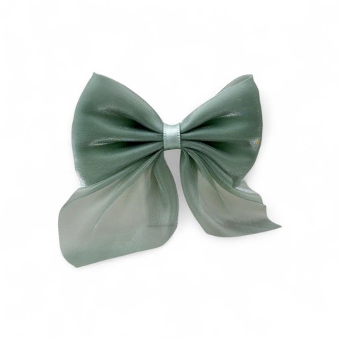 FIOCCO ORGANZA VERDE PC 8X8CM